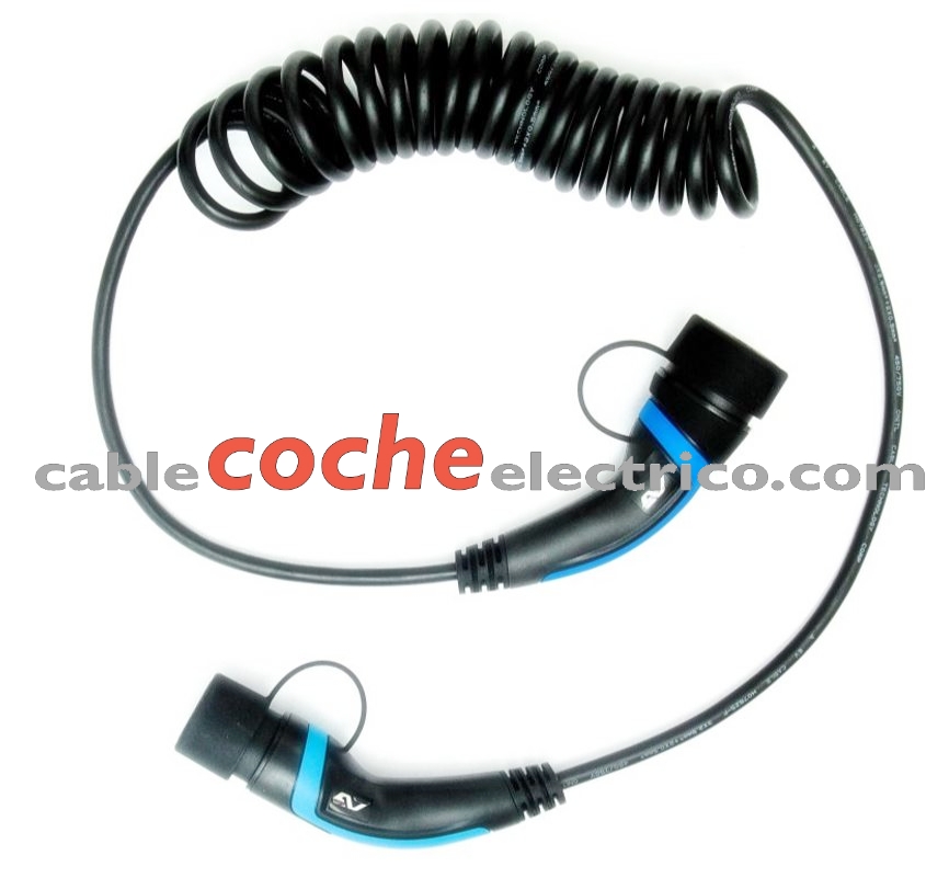 Cable de carga para coche eléctrico, híbrido enchufable - Cable
